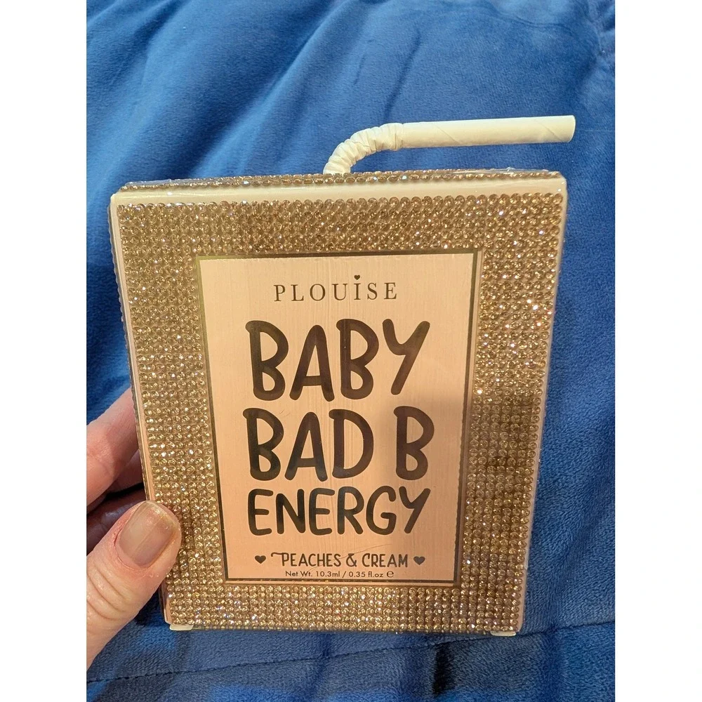 PLouise Baby Bad B Energy Lip Base‎ Women Peaches & Cream Rhinestone Juice Box